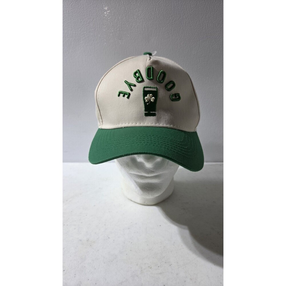 Albatross Irish Goodbye Snapback Hat Green/ Beige NEW